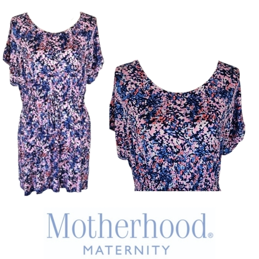 Motherhood Maternity Floral Tee, L
